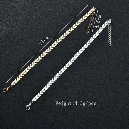2021 Vintage Arrows Beach Foot Anklet For Women Bohemian Female Anklets Summer Bracelet On the leg Jewelry Chain Beaded Fashion