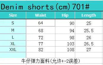 Hot sale summer  denim shorts