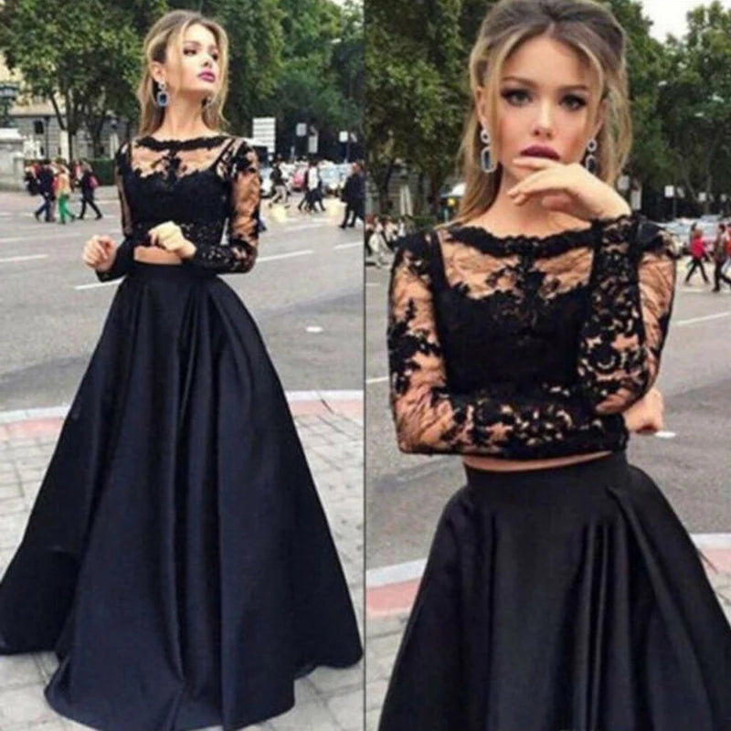 2pcs Women Long Formal Evening Prom Party Bridesmaid Wedding Ball Prom Gown Cocktail Dress Party Ball Prom Gown Beach Long Dress