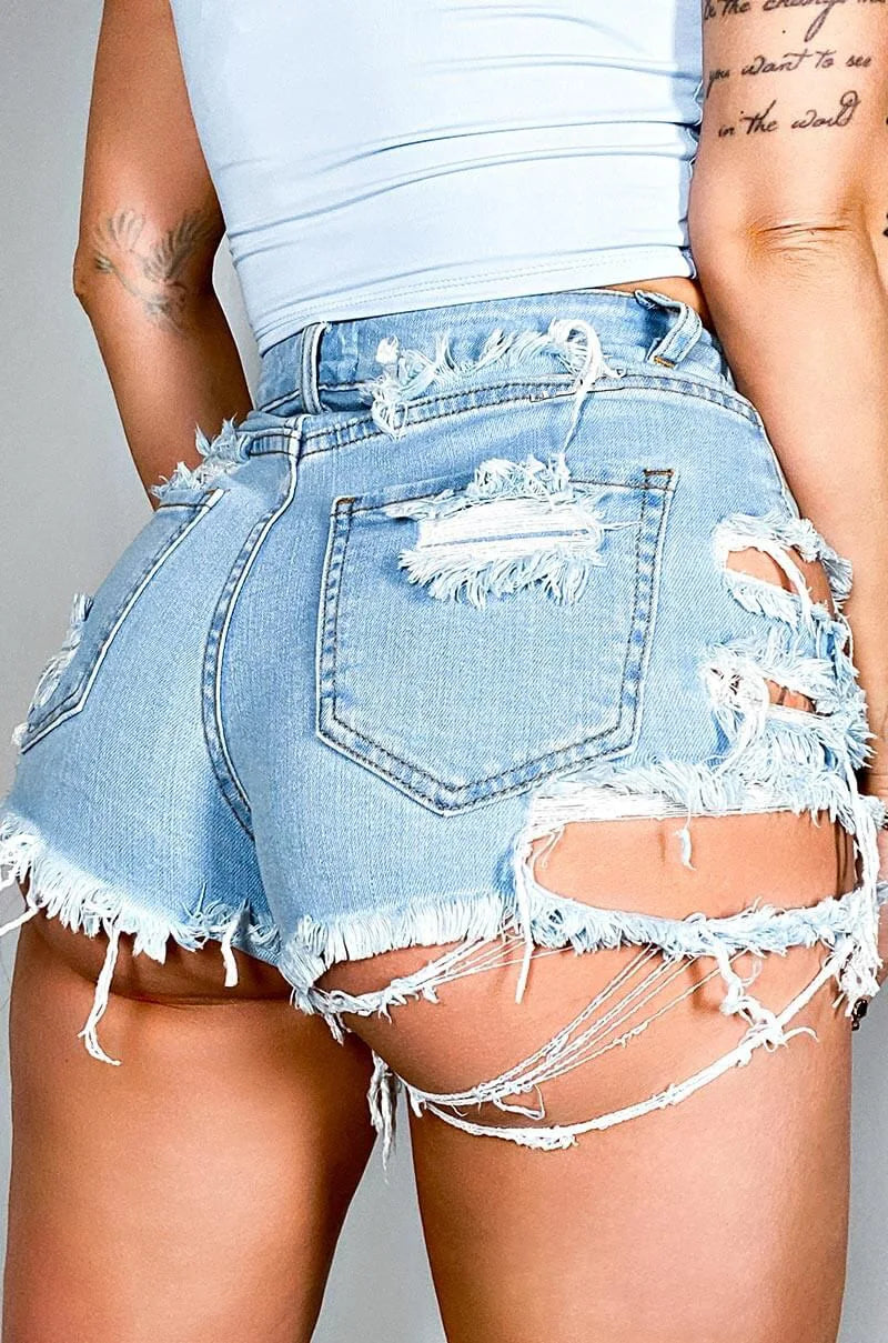 Hot sale summer  denim shorts