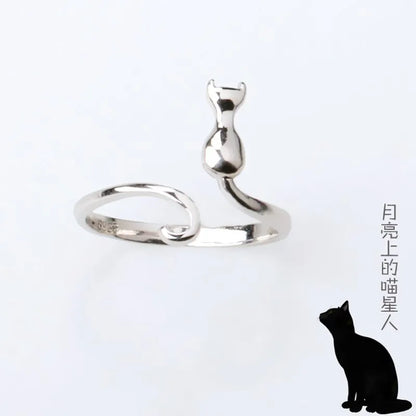 925 Sterling Silver Cat Rings For Women Engagement Luxury Designer Jewelry Female Offers With Free Shipping Chshine Jewellery