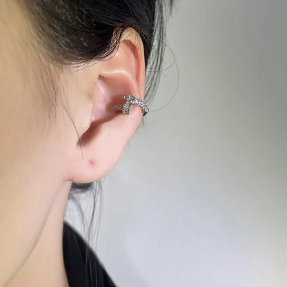 1Pcs Ear Cuff Earrings Non-Piercing Zircon Geometric Cuff Ear Clip Earring For Women Punk Party Jewelry e227