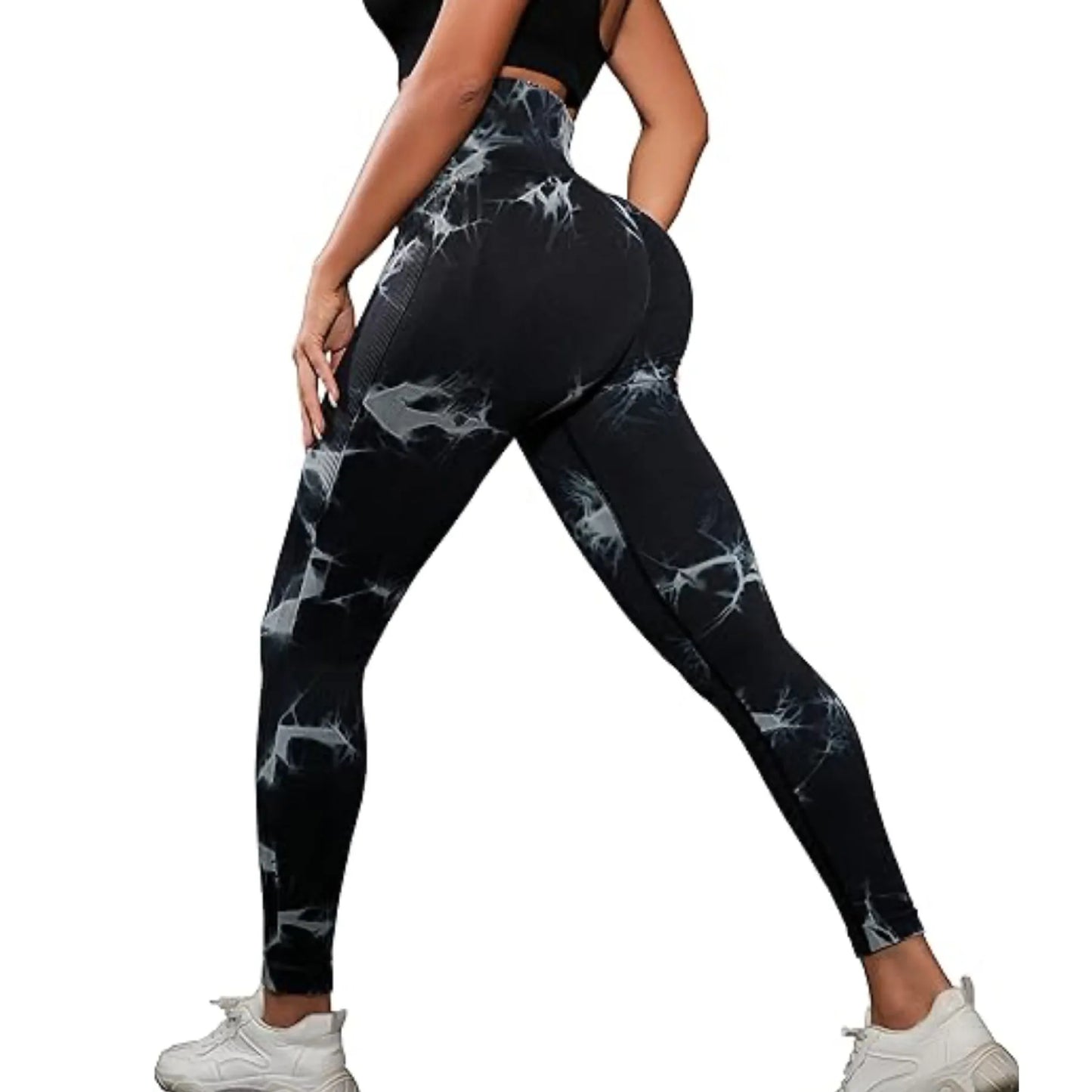 Women Tie Dye Yoga Pants Sports Leggings Seamless High Waist Push Up Tights Female Fitness Workout Leggins 2023 Gym Clothing