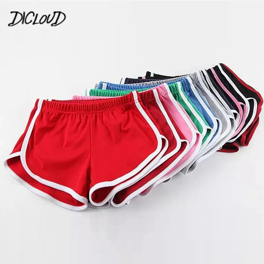 Fashion Stretch Waist Casual Shorts Woman High Waist Black White Shorts Harajuku Beach Sexy Short Women'S Clothing