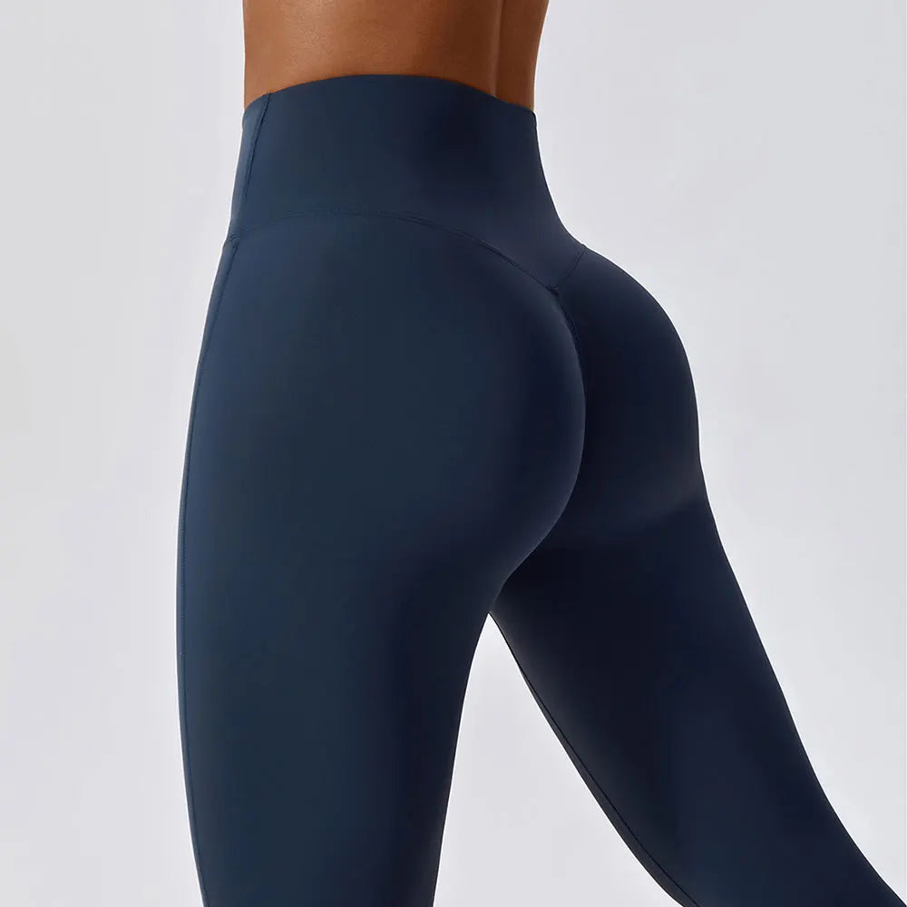 Nylon Gym Workout Leggings Women Yoga Pants For Fitness Running