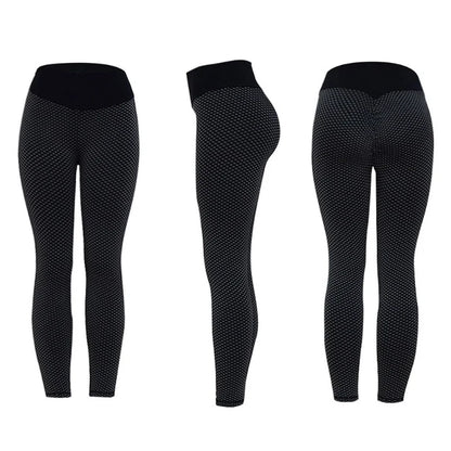 Moda Tik-Tok Ladies Vita alta Stretti Sport Allenamento Butt Lift Pantaloni Yoga Tik Tok Fitness Leggings personalizzati per le donne