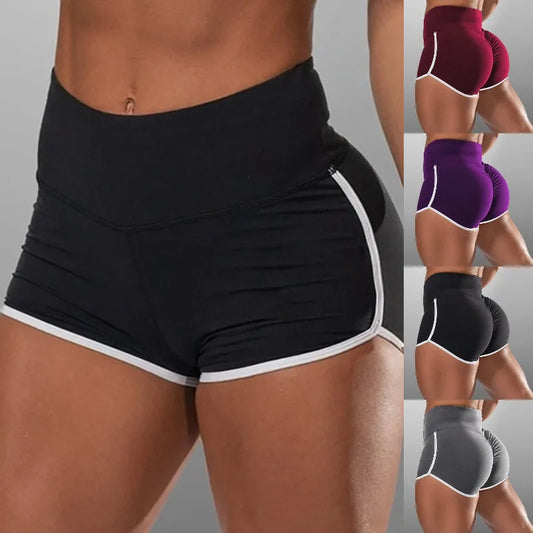 New Summer Black Grey Sport Shorts Women Casual Shorts Workout Waistband Skinny Sexy Short S-Drop Shipping