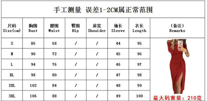 Dress Women Summer solid color slash neck three quarter sleeve tall waist Dresses Casual Vestidos dropshipping LDMQZ181012