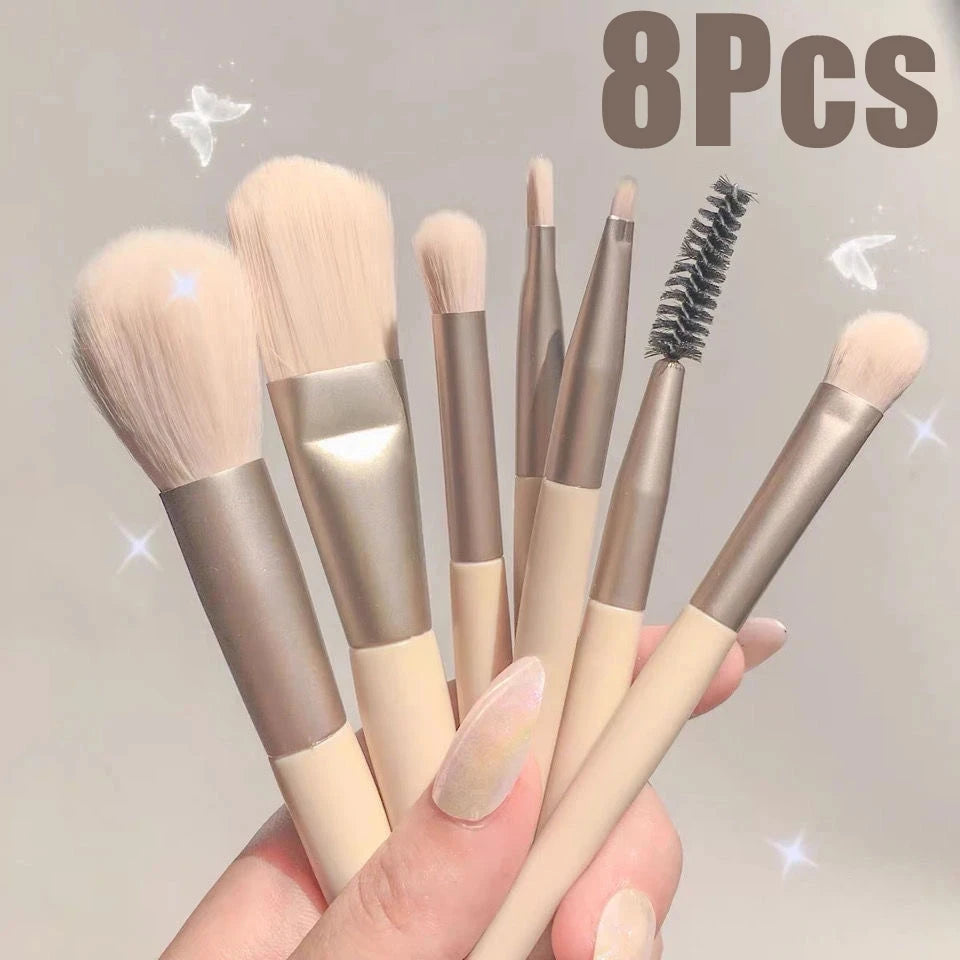 8 Pcs Makeup Brush Set Makeup