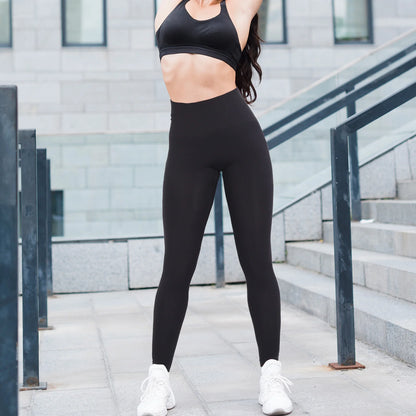 High Waist Leggings Yoga Pants Women’s Waisted Gym Tight Athletic Motion Cotton Sports Tights