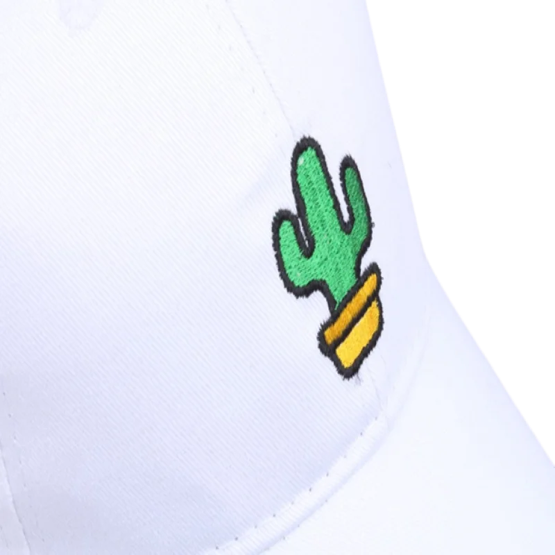 Gorra de Béisbol con Bordado de Cactus de Otoño.