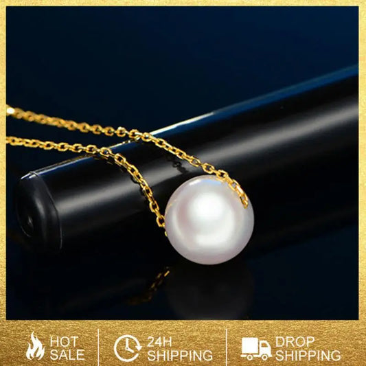 Simple Versatile Pearl Necklace Girl Cross Pendant Trendy Classic Metal Choker Necklace Women Girl Fashion Jewelry Gift Pendants