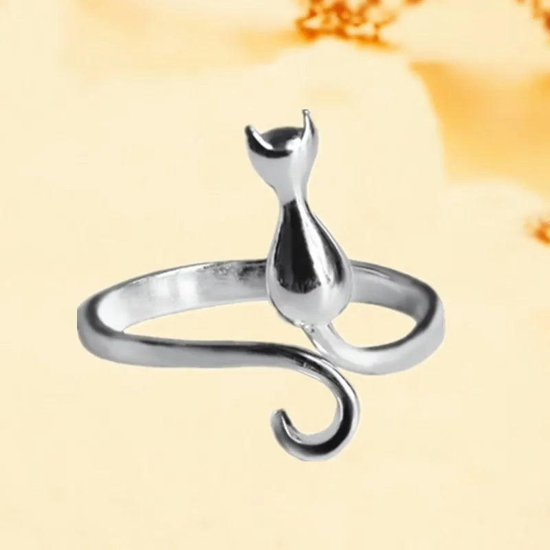 925 Sterling Silver Cat Rings For Women Engagement Luxury Designer Jewelry Female Offers With Free Shipping Chshine Jewellery