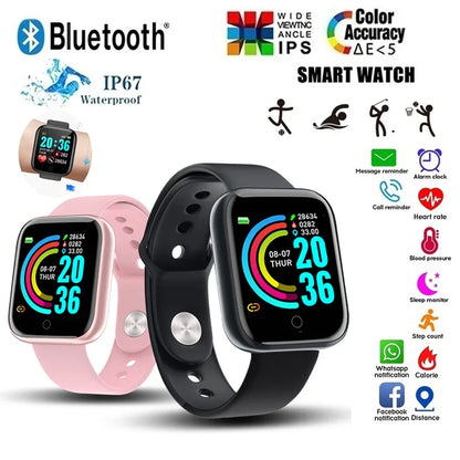 Smart Watch Waterproof Fitness Tracker Heart Rate Monitor Blood Pressure Bluetooth Smartwatch On Wrist for Apple IOS Android