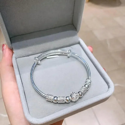 Nuovi braccialetti portafortuna in argento sterling 925 di moda coreana per braccialetti da donna Regali di gioielli da sposa per feste di design di lusso