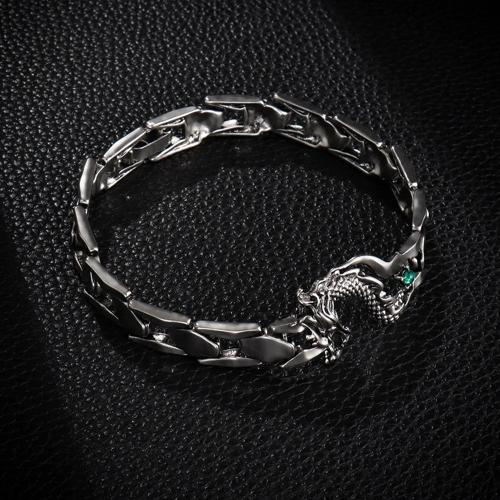 Trend Fierce Dragon Totem Bracelet Charming Men's Bracelet New Fashion Party Gift Accessories Jewelry Wholesale