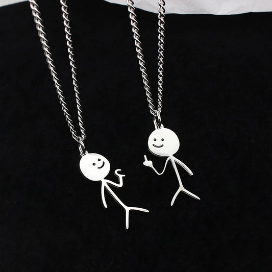 Collar divertido Stickman