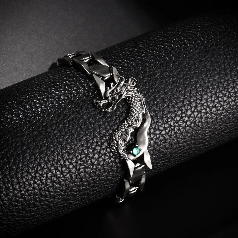 Trend Fierce Dragon Totem Bracciale Charming Men's Bracciale New Fashion Party Gift Accessori Commercio all'ingrosso di gioielli