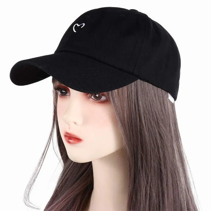 Style Caps Hip Hop Love Girl Baseball Caps Snapback Couple Cap Peaked Cap Heart Embroidery Caps Baseball Caps Sun Hat