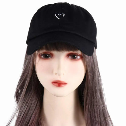 Style Caps Hip Hop Love Girl Baseball Caps Snapback Couple Cap Peaked Cap Heart Embroidery Caps Baseball Caps Sun Hat