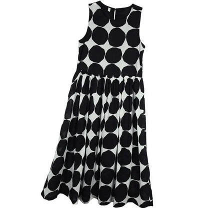 New Maternity Women Sleeveless Photography Dress Large Polka Dot  Pregnant Sundress Tank Dress Vest Dresses