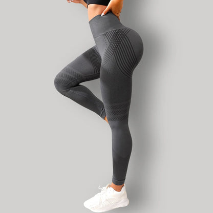 STOUREG High Waist Breathable Sports Leggings Womens Butt' Lift Curves Workout Tights Yoga Pants Gym Seamless Leggings