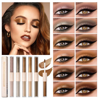 Maquillaje líquido contorno sombra Stick impermeable brillo pluma de alta luz