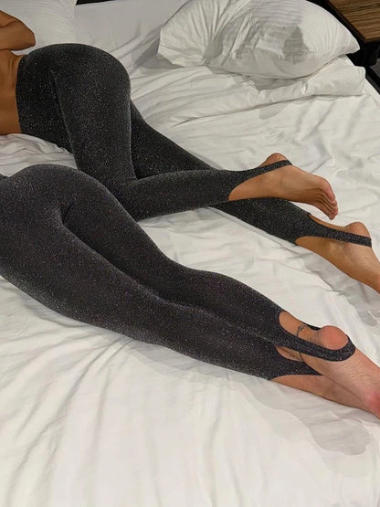 Sibybo Highly Elastic Shiny Silk Leggings Sexy Skinny Basic Stretch Pants Fashionable And Casual Trousers Autumn Hot Girl Pants