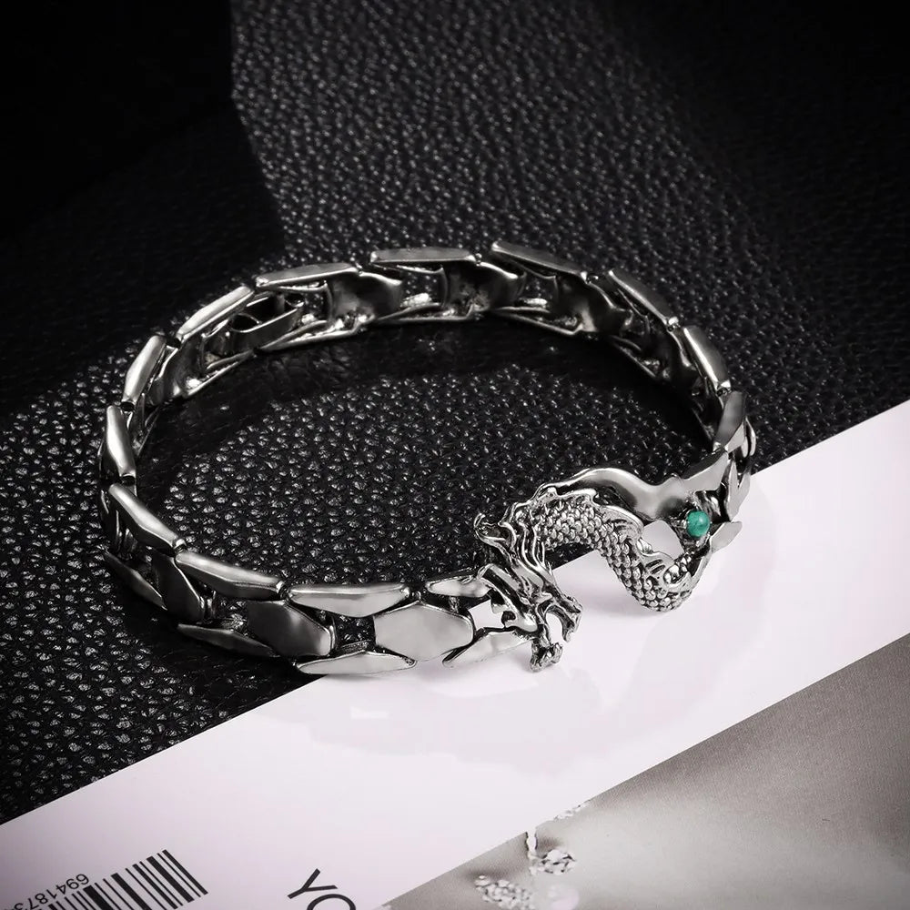 Trend Fierce Dragon Totem Bracciale Charming Men's Bracciale New Fashion Party Gift Accessori Commercio all'ingrosso di gioielli