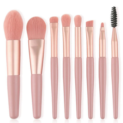 8 Pcs Makeup Brush Set Makeup