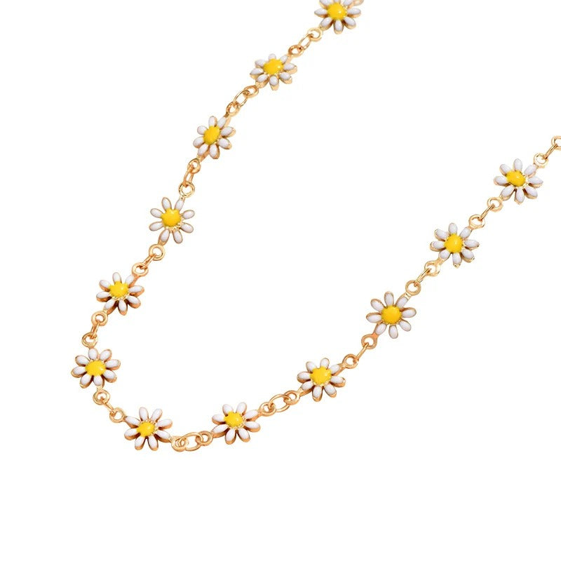 Flower Clavicle Necklace For Women